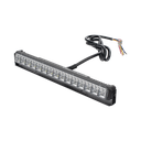 Luz Auxiliar de 45 LEDs, Top Rojo, Tricolor Rojo, Ambar y Blanco, 11.42", 12 a 24 VCD