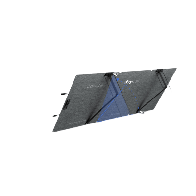 [EFFOLD160LW] Módulo Solar Bifacial, Portátil y Flexible de 160W Recomendado para Estaciones Portátiles EcoFlow / Ajuste de Ángulo / Carga Eficiente / Incluye Cable XT60 a MC4