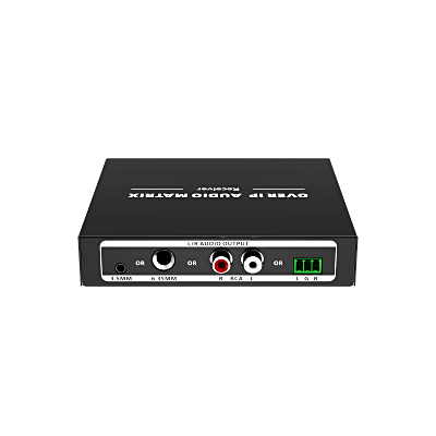 [TTMOIPARX] Extensor de Audio sobre IP | PCM 2.0 | 120 m | Matriz Flexible 1 a 1 / 1 a N / N a N | Interfaces Profesionales | Protección ESD | Solo Receptor