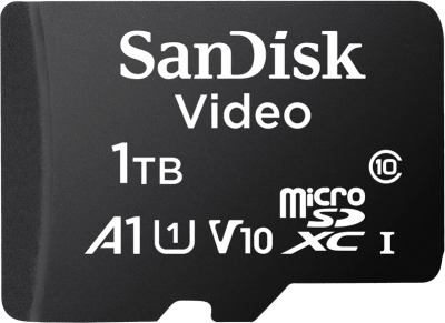 [SDSDQA5S51T00BP] Memoria microSD SanDisk 1TB (1024GB) / Alta Resistencia / Videovigilancia / Clase 10