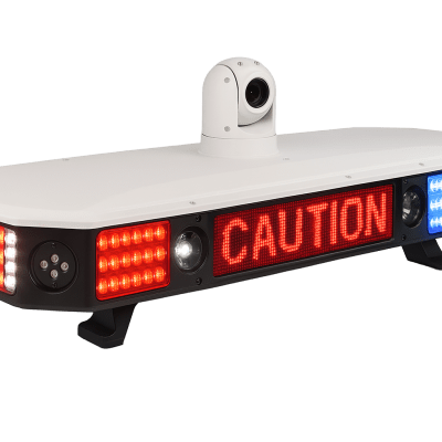 [PL100] Sistema Inteligente de Luces de Policía PL100 / 8 Cámaras HD AI / Reconocimiento Facial y Placas / 4G/5G / Sirena 100W / Pantalla LED / Cumple GB 13954-2009