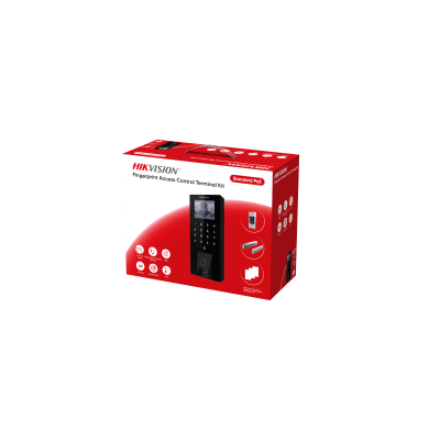 [DS-KAS807] Kit Terminal Control Acceso Biométrico DS-KAS807 / Huella Digital / 2.4" LCD / 5000 Huellas + 5000 Tarjetas / IP65 / Wi-Fi + PoE / Cerradura Magnética 272 kg / Botón Touchless