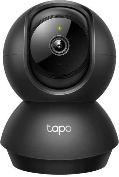 [TAPO-C201] Cámara de Seguridad Interior Wi-Fi 360°, 1080p Full HD, Visión Nocturna 12 m, Detección IA Personas y Llanto de Bebé, Audio Bidireccional, Compatible Alexa y Google Home, Almacenamiento microSD 512 GB