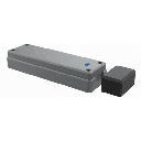 Sensor de Puerta Peatonal Inalámbrico / Tecnología Trio-Frequency Anti Interferencias / Alcance Magnético 25 mm / Batería 3.6V 2600mAh / Vida Útil 2 Años / Compatible con Puertas Seccionales y Batientes / Sensor H