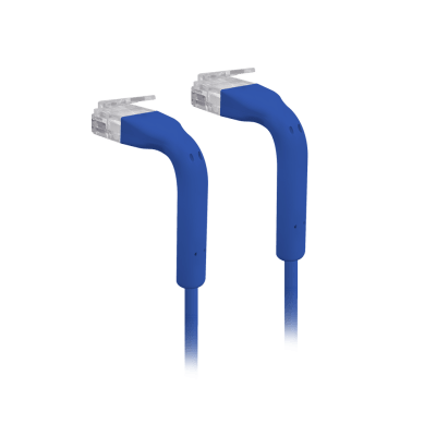 [U-CABLE-PATCH-8M-RJ45-BL] UniFi Patch Cable Cat6 Ultradelgado GbE con Botas Flexibles, Color Azul, 8 Metros (26.25 Pies)