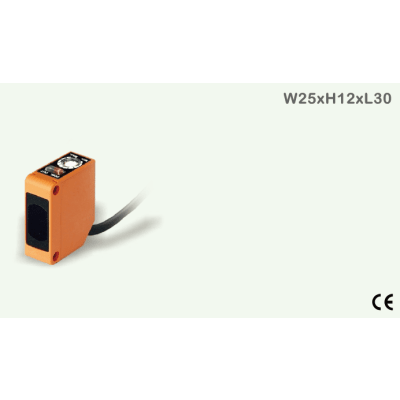 [PSPVK-D100PA-D3Y2] Sensor Fotoeléctrico de Proximidad Rectangular PSPVK-D100PA-D3Y2 / Reflexión Difusa / Distancia de Detección 100 mm / PNP N.O. / 3 Cables / IP66 / Rango Voltaje DC 12-24V / Temperatura -25°C a +65°C