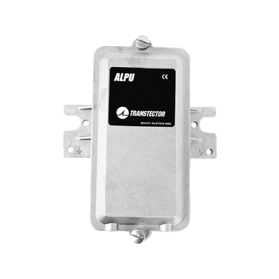 [T-ALP-55-100] Protector Metalico Contra descargas Atmosfericas PoE Individual De 10/100 Mbps