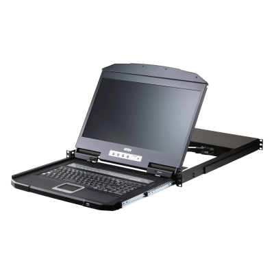 [CL3116NX] Switch KVM LCD 16 Puertos | Monitor 18.5" LED 1366x768 | Control 256 Computadoras | USB-PS/2 Dual Interface | Touchpad Integrado | Rack 1U