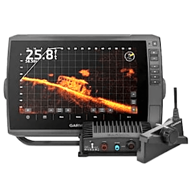 [10-02880-10] Plotter de Navegación ECHOMAP™ Ultra 2 10" LiveScope™ Plus Bundle / Pantalla Táctil IPS 10" WXGA 1280x800 / GPS Multibanda Multiconstelación 10 Hz / CHIRP ClearVü y SideVü / Compatible con LiveScope y P