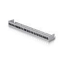 UACC Rack Patch Panel Blank 24 Puertos - Panel Patch Keystone 1U con Barra de Gestión de Cables y Estética Uniforme