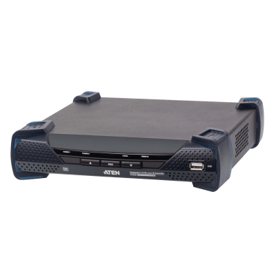 [KX9980R] Receptor KVM sobre IP Dual Display 5K DisplayPort | Transmisión sin Pérdidas Cero Latencia | Resolución 5120x2880 @ 30Hz | Dual SFP+ 10Gbps hasta 10 km | Redundancia de Energía y Red | Encriptación AES-256 | Compatibilid