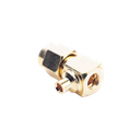Conector SMA Macho en A/R para cable Semi-Rígido de 0.085" de Diámetro , Oro/ Oro/ Teflón..