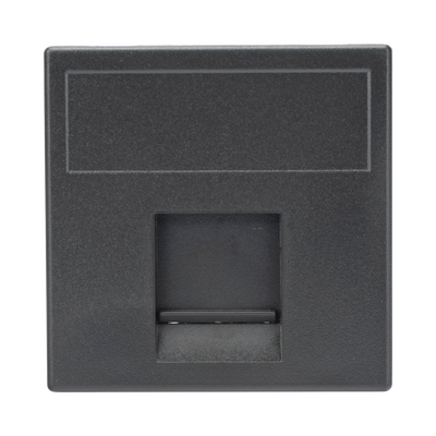 [SM-TCEA-N] Módulo para Tomacorriente Euroamericano / Color Negro / 45x45 mm (1.77 x 1.77 pulgadas) / Compatible con Torres y Cajas para Escritorio de la Marca Simon