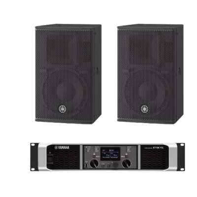 [CHR10KIT/PX] Kit Refuerzo Sonoro | Incluye 2 Bocinas CHR10 y 1 Amplificador PX5 | Ideal para Aplicaciones de Música en Primer Plano
