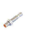 Sensor Inductivo M12 Blindado / Distancia Detección 2 mm / PNP Normalmente Abierto / IP67 / Conector M12 4 polos / Protección Cortocircuito y Polaridad Inversa / LED Indicador Rojo / Carcasa Latón Niquelado