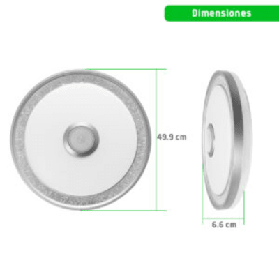 [JLAR-4003] Luminario LED de 40W / 3000 Lúmenes / Ø 490mm x 66mm / Voltaje 85-265V / Temperatura Fría 6500K / Conexión Bluetooth / App iLink.