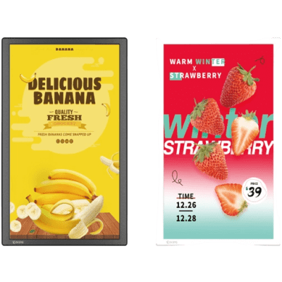 [ZKS141] Digital Signage LCD / 14.1 Pulgadas / 1080p Full HD / NFC / Wi-Fi 2.4 GHz / IP6X / Cloud Management / 30,000+ Horas Vida Útil
