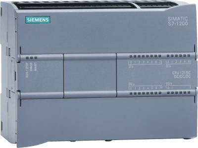 [6ES7215-1AG40-0XB0] Controlador PLC Compacto / CPU 1215C DC/DC/DC / 14 DI 24V DC + 10 DO 24V DC / 2 AI 0-10V + 2 AO 0-20mA / 2 Puertos PROFINET / Memoria 200 KB / Hasta 100 kHz
