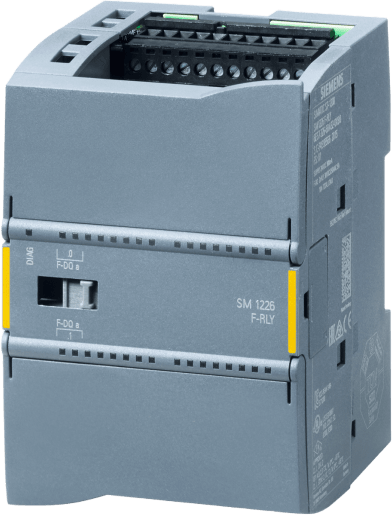 [6ES7226-6RA32-0XB0] Módulo de Seguridad SIMATIC S7-1200 / SM 1226 F-DQ 2x Relay 5A / PROFIsafe / PL E Cat 4 / SIL3 / 70 mm Ancho