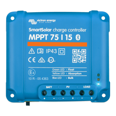 [SSMPPT75/15] SmartSolar MPPT 75/15 / Controlador de Carga Solar MPPT 15A / 12/24 Vcc en baterías / IP43