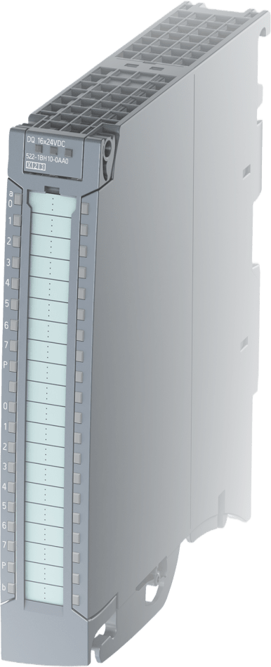 Módulo Digital de Salida / SIMATIC S7-1500 / 16 Salidas DC 24V 0.5A / Grupos de 8 Canales / Seguridad SIL2 PLd Cat.3 / Conector Push-in Incluido