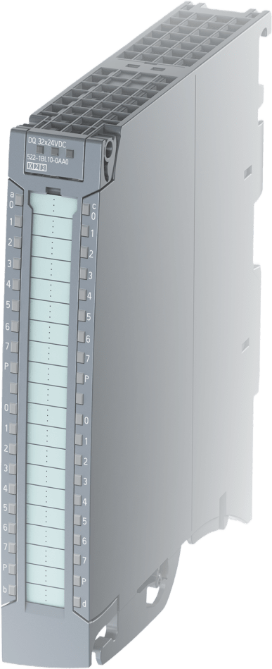 Módulo Digital SIMATIC S7-1500 / DQ32xDC 24V/0.5A BA / 32 Salidas Transistor / Seguridad SIL2 PLd Cat3 / Front Connector Push-in / Hasta 60°C