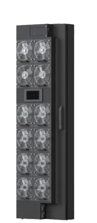 [10630-201] Enfriador de Puerta Trasera RackChiller RDHX PRO Activo, Agua Refrigerada, 42U 800W, 12 Ventiladores DC, Componentes Intercambiables en Caliente, IP20, 195-277V, Monitorización Ethernet