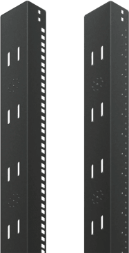 [ERA197TPLN] Ángulo de Rack, 19"  Linea SOHO Separación EIA Estándar, Acero Calibre 14/12, Orificios Roscados 10-32, Compatible Gabinetes 700x600mm