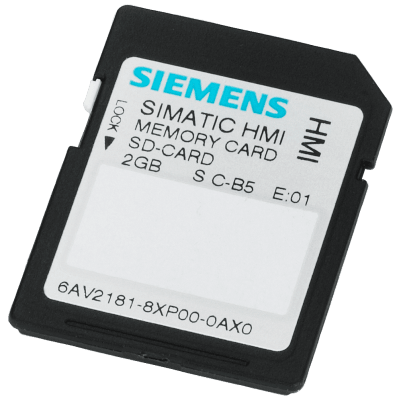 Tarjeta de Memoria SD / 2 GB / Lector Integrado / ATEX Zone 2 / IP67 / Compatible con HMI SIMATIC
