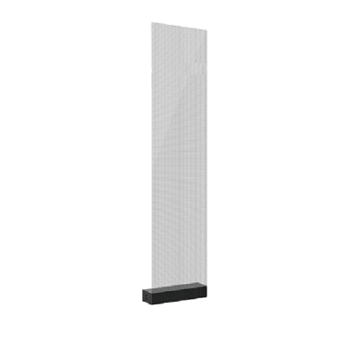 [JD39-H] Panel LED Transparente / Pixel Pitch 3.91 mm / 250 x 1,200 mm (4 piezas / 1 m2) / Transparencia 82% / Brillo 1500-5000 nits / SMD1717 / Instalación Pegado-Colgado-Fijo
