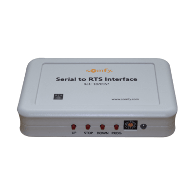 [1870957] Traductor Universal Somfy Connect, integre SOMFY con el sistema de control de iluminación RadioRA2 de LUTRON.