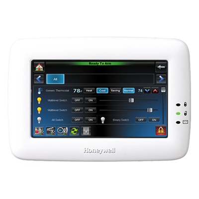 [TUXEDO] Teclado Sensible al Tacto con ZWave para paneles de alarma VISTA compatibles