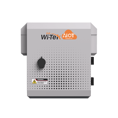 [WI-IOTBOXMINIV1] Gabinete de Acero Ventilado para Exterior 250 x 250 x 180 mm con Rieles DIN y 4 Placas Laterales para Montaje de Equipos por Fuera