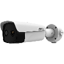 (HIKMICRO)Bala IP Dual / Térmica 25 mm (384 X 288 ) / Óptico 12.4 mm (4 Megapixel) / 100 mts IR / IP67 / PoE / VCA 3.0 / NEMA 4X / Termométrica / Detección de Temperatura y Fuego / Micro SD