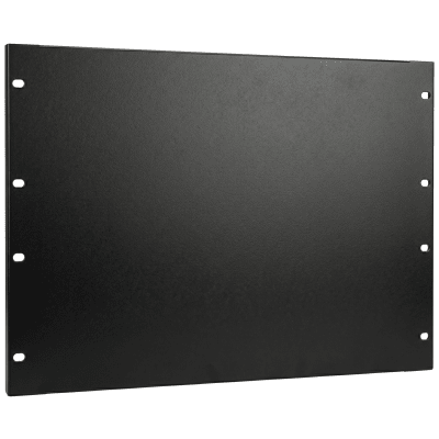 [P19RPP3UB] Tapa Ciega para Rack de 19 Pulgadas, 3 UR, Acero Negro
