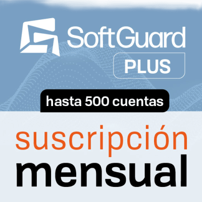 [SGPLUS500M] SoftGuard PLUS (Licencia Mensual) / Software de Monitoreo / Plataforma Integral / Central de Alarmas / Video / GPS / Apps Móviles / CRM