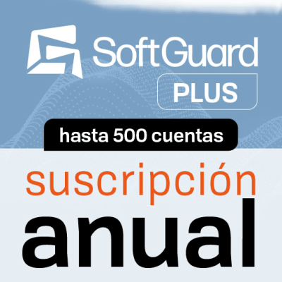 [SGPLUS500A] SoftGuard PLUS (Licencia Anual) / Software de Monitoreo / Plataforma Integral / Central de Alarmas / Video / GPS / Apps Móviles / CRM