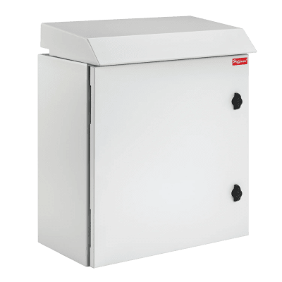 [PTRS242424G3] Gabinete Rack 12 UR ProTek Tipo 3R Exterior con Ventiladores Termostáticos / 61.2 cm x 60 cm x 61 cm (24.09 in x 23.6 in x 24 in) / Acero Gris RAL 7035 / Protección IP32 IK10