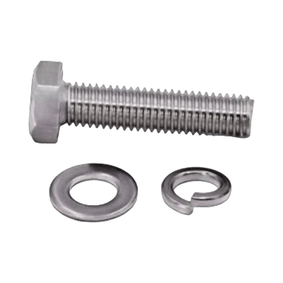 [9424-050-104] Tornillo M5 x 0.8 mm con arandela plana y arandela elástica para baterías de 12 V de 18-26 Ah