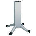 Pedestal de Acero con Patas para Gabinete HMI / 914 x 102 x 102 mm / Acero Suave / Pintura en Polvo Gris ANSI 61 / Altura Ergonómica 914 mm (36 in)