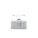 Caja de pared con 1 puerto Keystone, no incluye jack