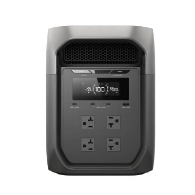 [EFDL3M] Estación de Energía Portátil EcoFlow DELTA 3 MAX, 2048Wh, Batería LiFePO4, Salida 2400W (Surge 4800W)