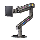 Soporte Mecánico Gaming NB F5 | Monitores de 32" a 60" | Vesa 75 x 75, 100 x 100 | Carga 2-20 kg | Iluminación RGB | Sistema de Resorte de Alta Precisión