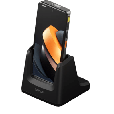 [L3-CHARGER] Base de Carga Individual / Docking Station / Pogo Pins / Compatible SUNMI L3 / Protección USB-C / Antideslizante / LED Indicador