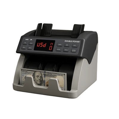 [DP7311S] Contador de Billetes / Sensor MG-IR-UV / Velocidad 1500 notas/min / Capacidad Hopper 300 notas / Stacker 200 notas / Verificación Seguridad / Detección Dobles y Encadenadas