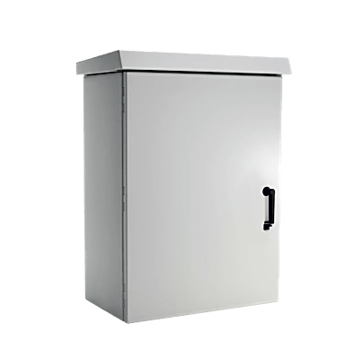 [ECL907060P] Gabinete Para Exterior OSP ComLine de 18 UR, 700 mm de Ancho, 600 mm de Profundidad De Aluminio, Color Gris Claro Con Protección NEMA 4/12/4X/3/3R; IP66