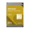 Disco Duro Empresarial WD Gold / SATA 6 Gb/s / 22 TB / 7200 RPM / Tecnología HelioSeal / ArmorCache / 5 Años Garantía / 2.5M Horas MTBF