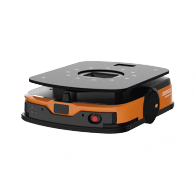 Robot Autónomo Móvil / Carga 600 kg (1322.77 lb) / Navegación SLAM Láser-Visual-Código 2D / Velocidad 2 m/s / Plataforma Elevadora Eléctrica / Comunicación Wi-Fi / Protección Multisensorial