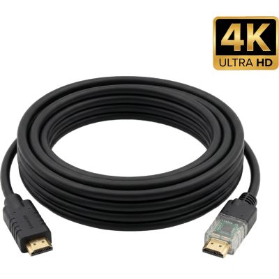 [CA-HM-82] Cable HDMI Activo 4K a 60Hz | HDR, Triple Blindaje, K-Lock | CA-HM (25 mts / 82 ft)