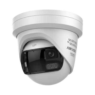 [DS-2CD3387G3P-LIHSUY/SL] [PROTECCIÓN ACTIVA] Turret IP Panorámica 8 Megapixel / 180° / Imagen a Color 24/7 / PoE / WDR 130° / IP67 / ACUSENSE / Protección Activa (Luz Estroboscópica y Alarma Audible) / MicroSD